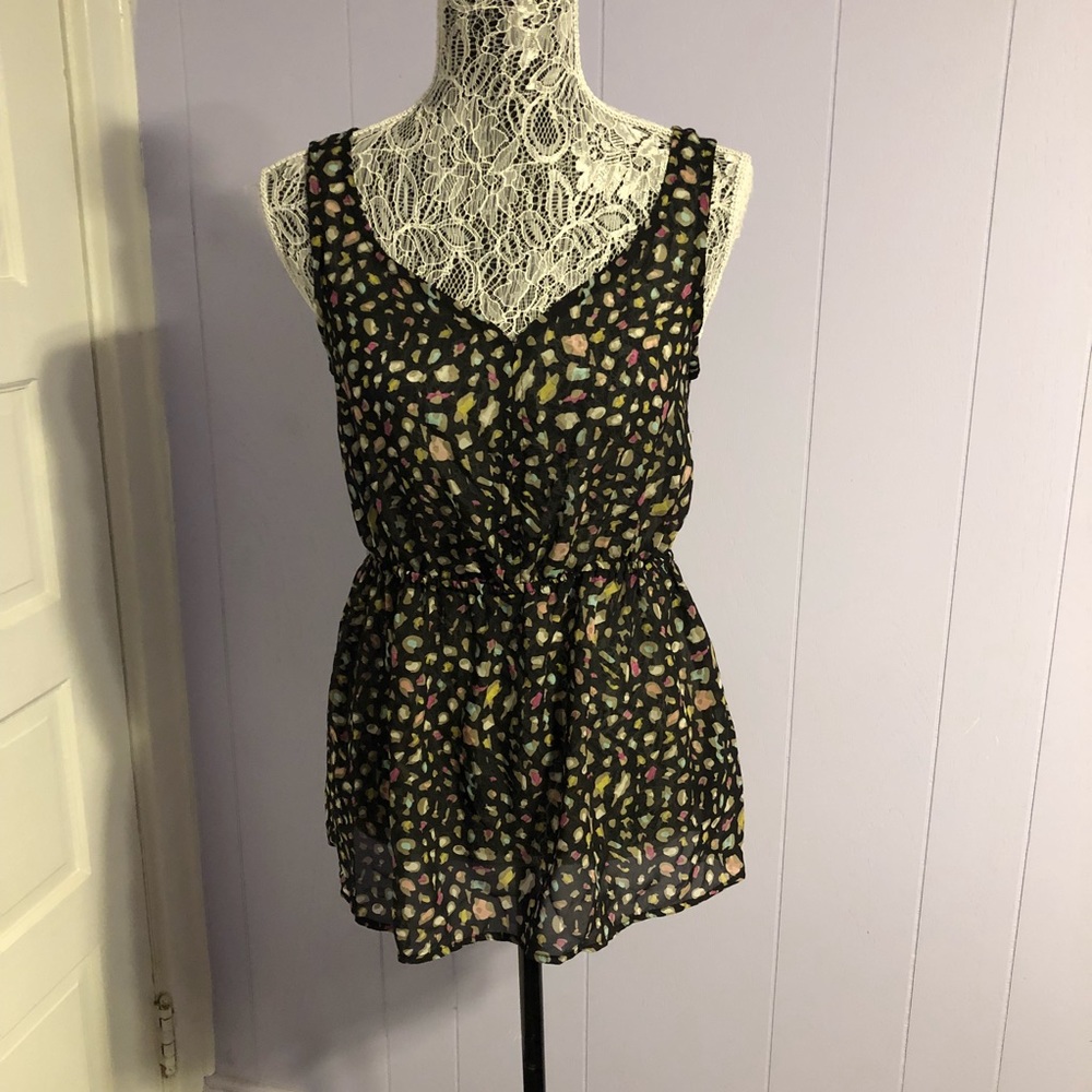 🙀last chance🙀 cheetah print tank